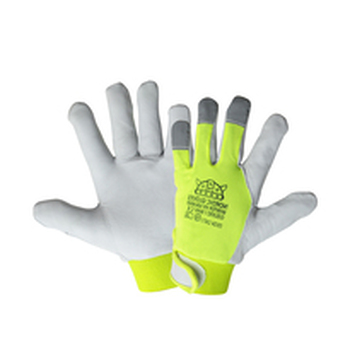 Rękawica ocieplana skórzana z rzepem HI-VIS Kalmar Winter Nordic Gloves