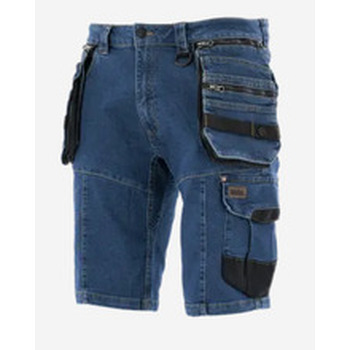 Spodnie krótkie monterskie COYOTE JEANS niebieskie